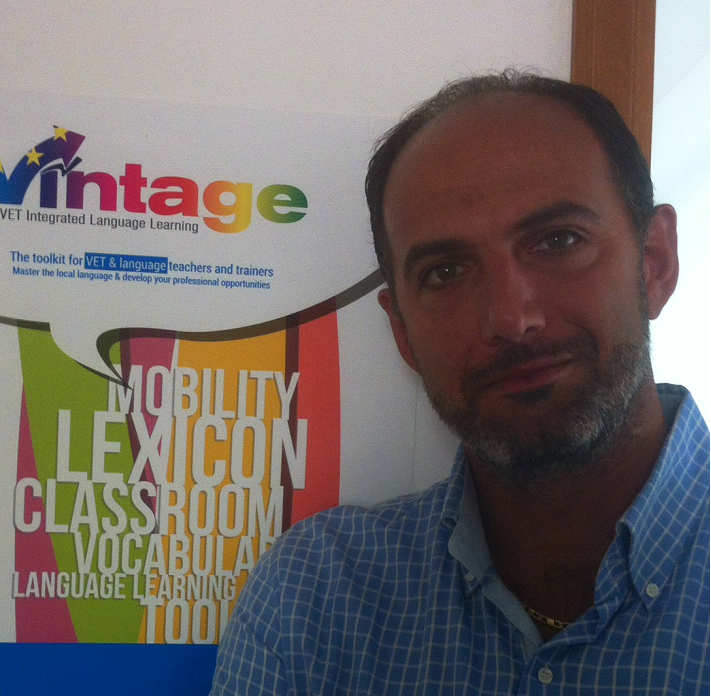 Lorenzo Rocca- partenaire italien du projet Vintage-  Conférence européenne  octobre 2015